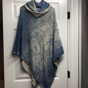 Anthropologie poncho sweater